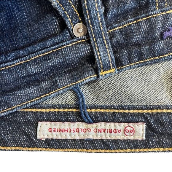 Jeans by Adriano Goldshmeid Dark Wash Boot Cut  Style Angel Sz 30R - Picture 8 of 9